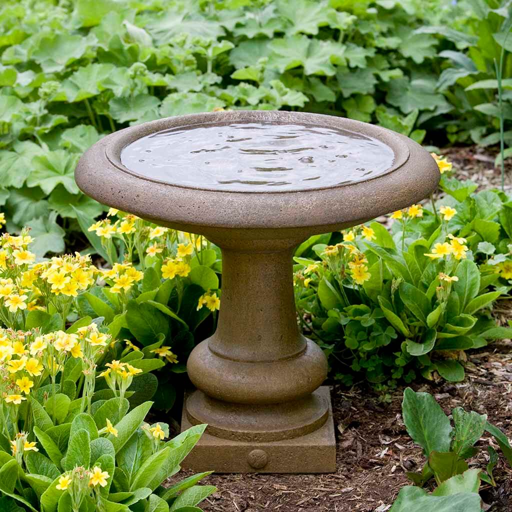 Campania Williamsburg Summer House Birdbath - B-126