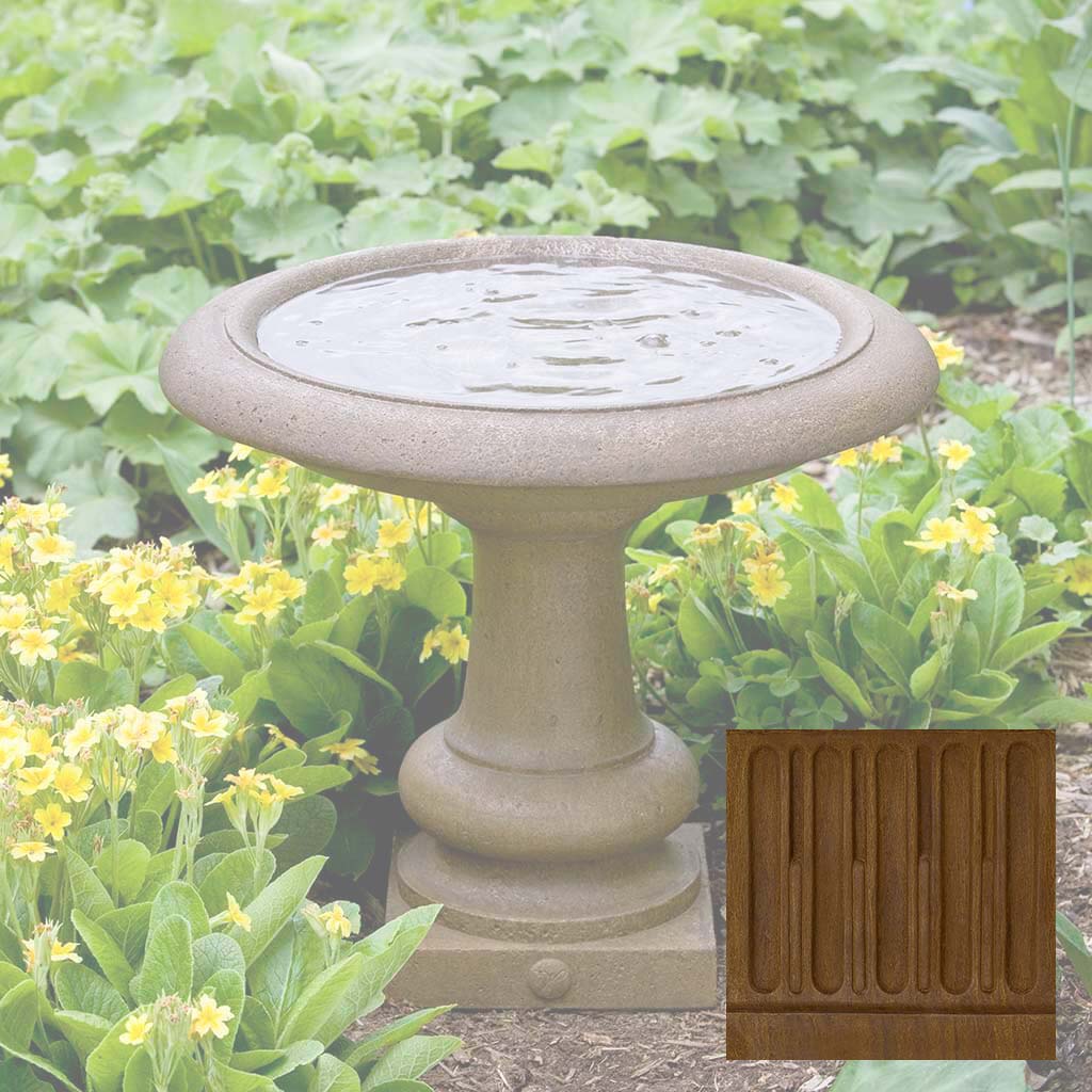 Campania Williamsburg Summer House Birdbath - B-126