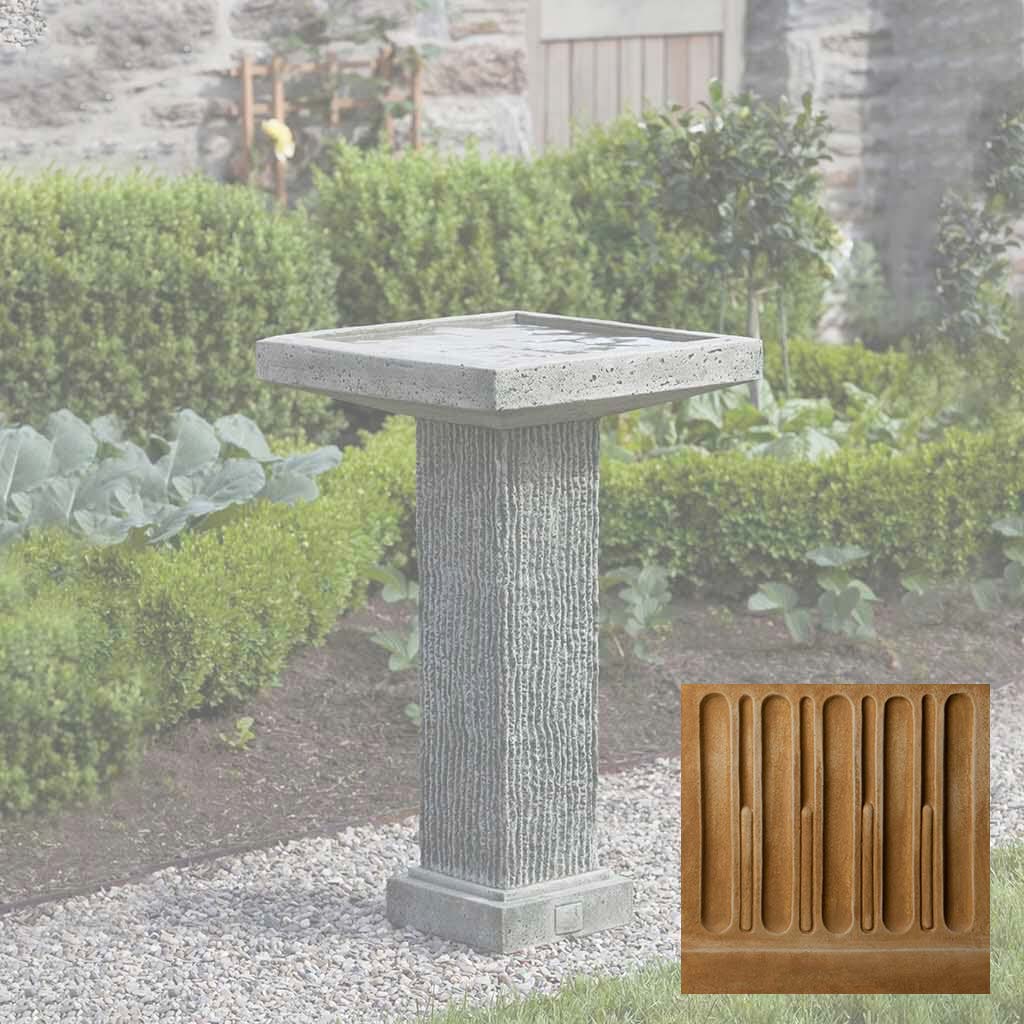 Campania Reef Point Birdbath - B-130