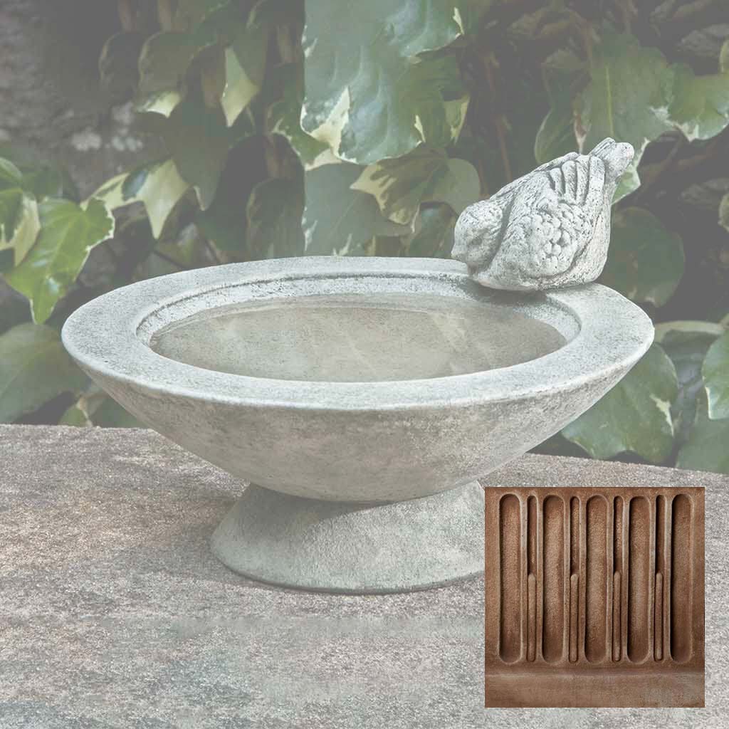 Campania Songbird's Rest Birdbath - B-140