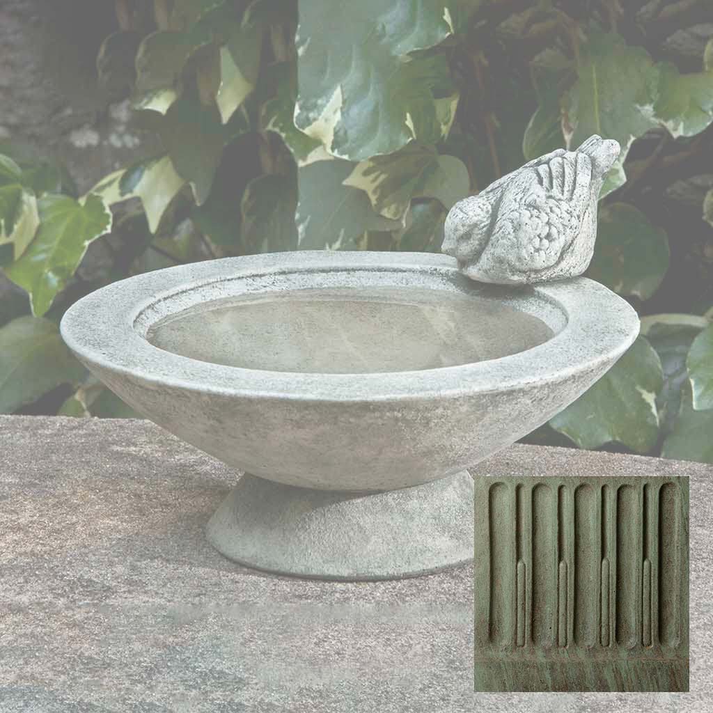 Campania Songbird's Rest Birdbath - B-140
