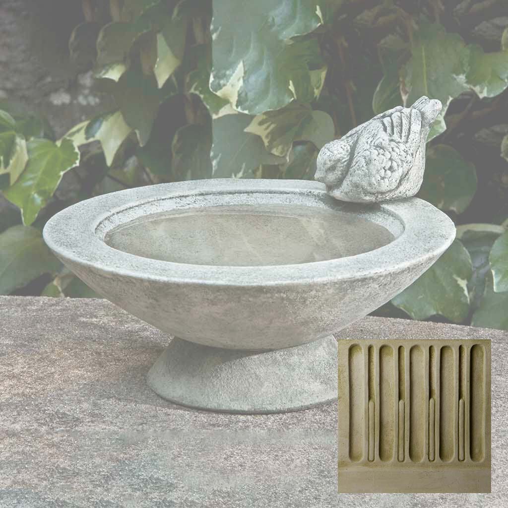 Campania Songbird's Rest Birdbath - B-140