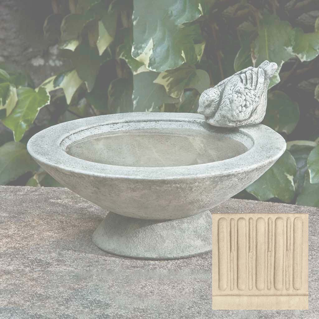 Campania Songbird's Rest Birdbath - B-140
