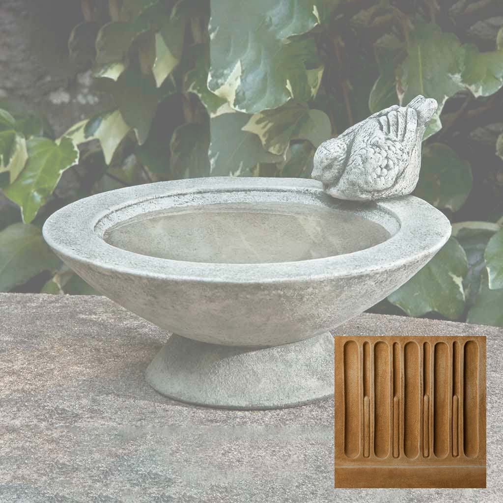 Campania Songbird's Rest Birdbath - B-140