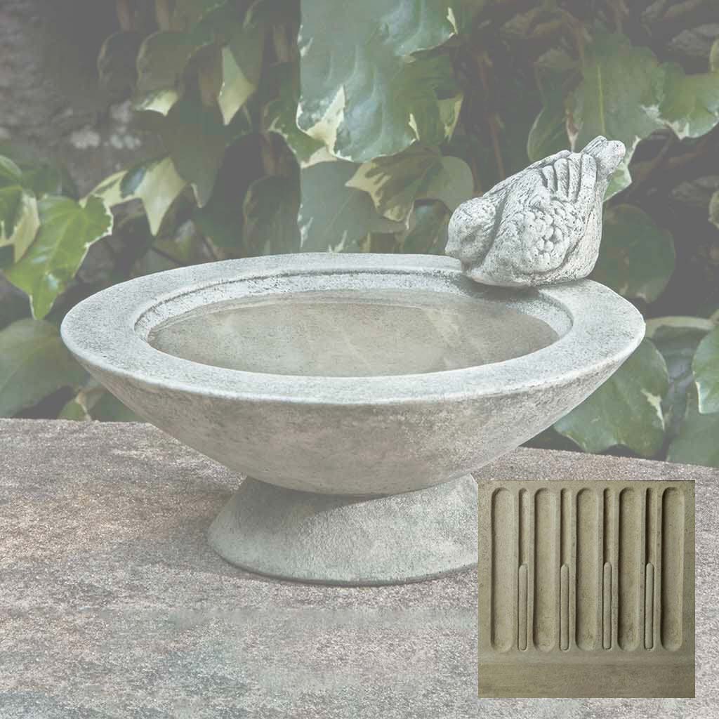 Campania Songbird's Rest Birdbath - B-140