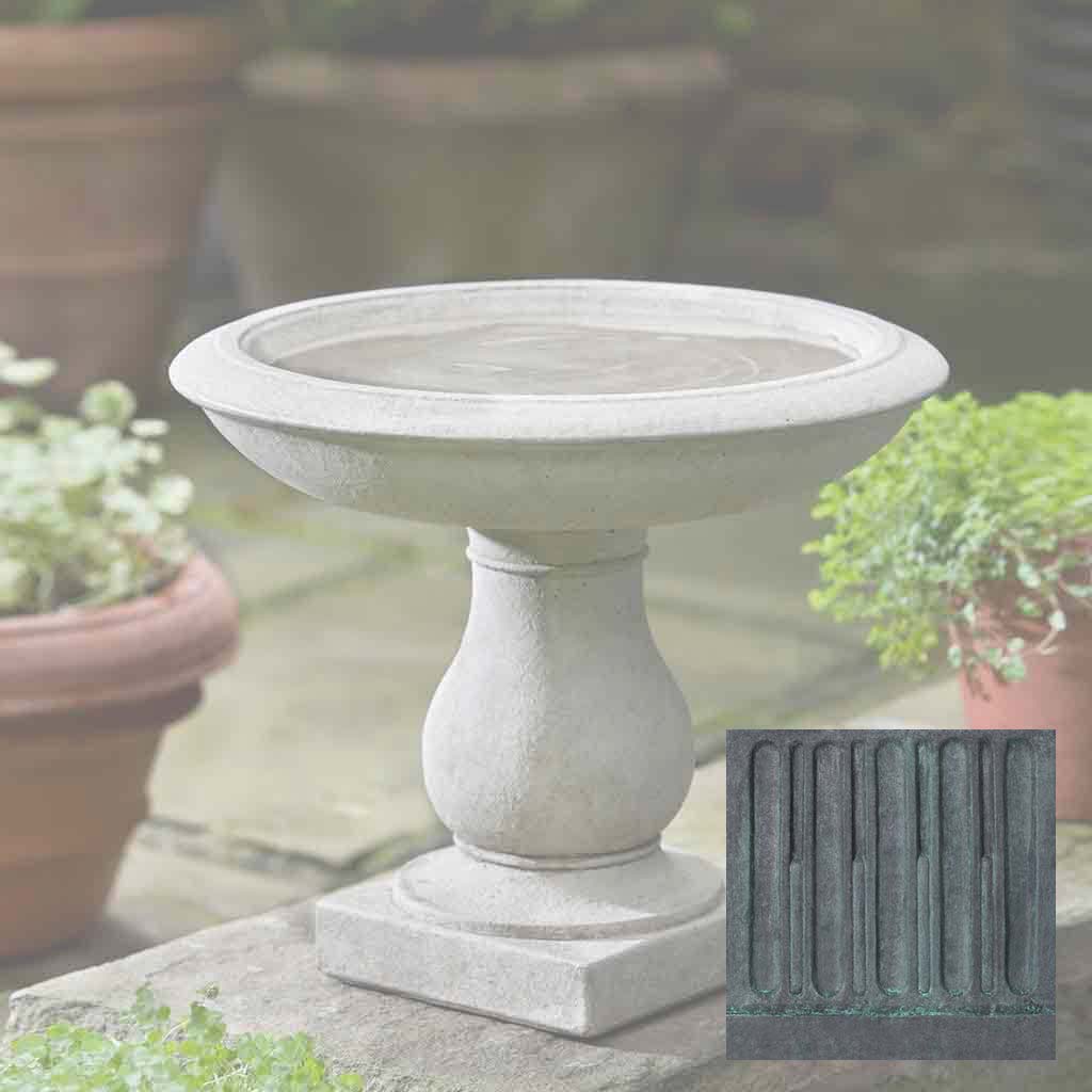 Campania Beauvoir Birdbath - B-141