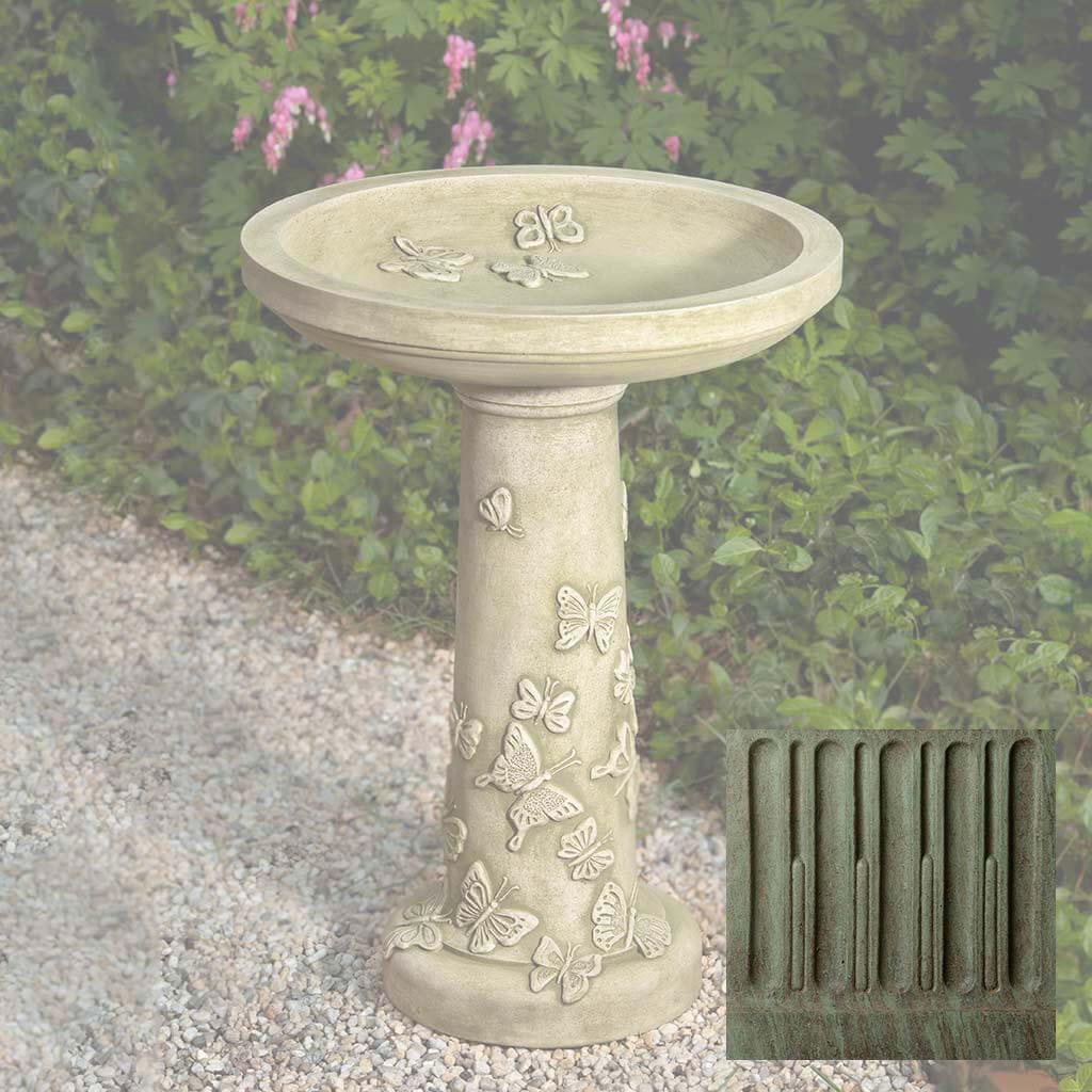 Campania Butterflies are Free Birdbath - B-145