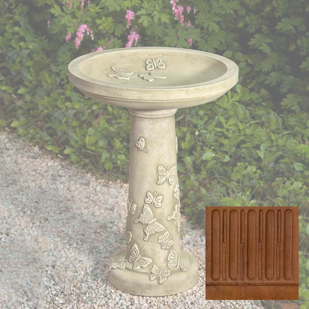 Campania Butterflies are Free Birdbath - B-145