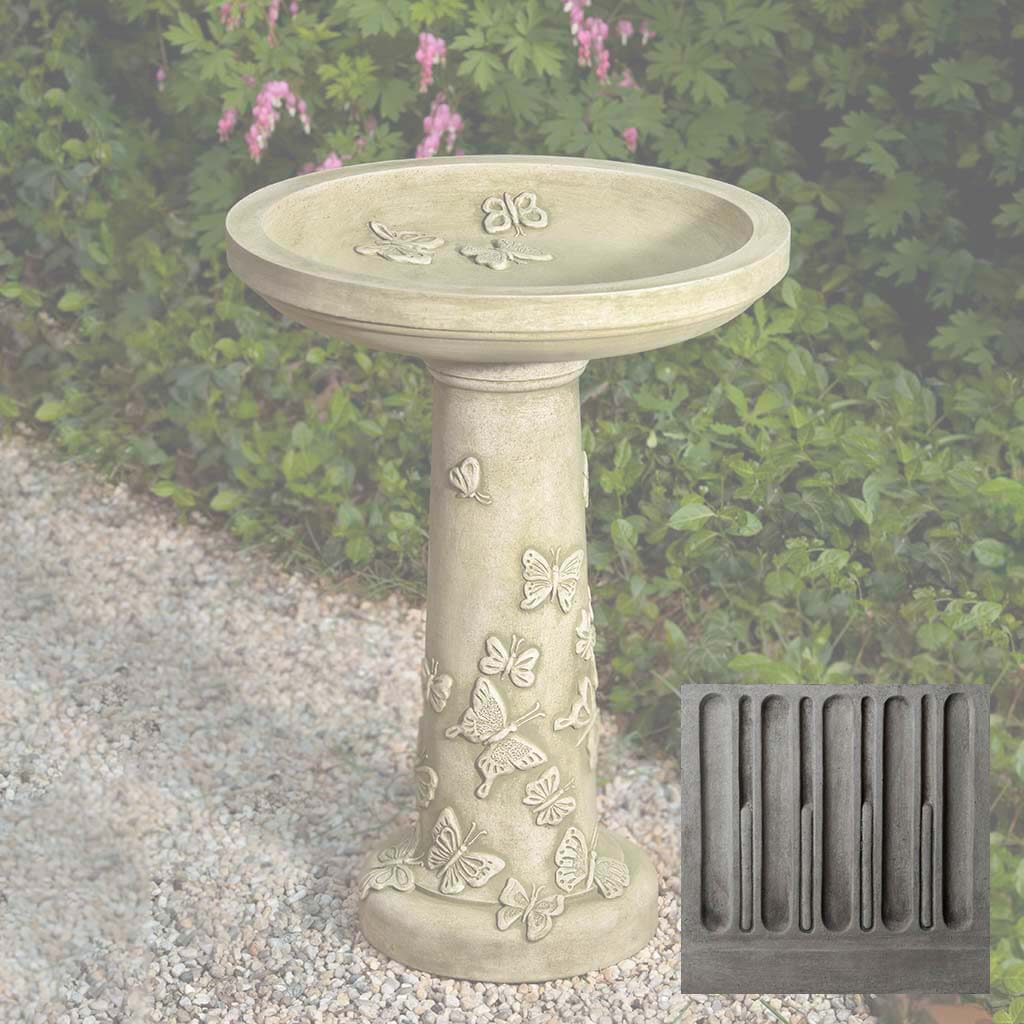 Campania Butterflies are Free Birdbath - B-145