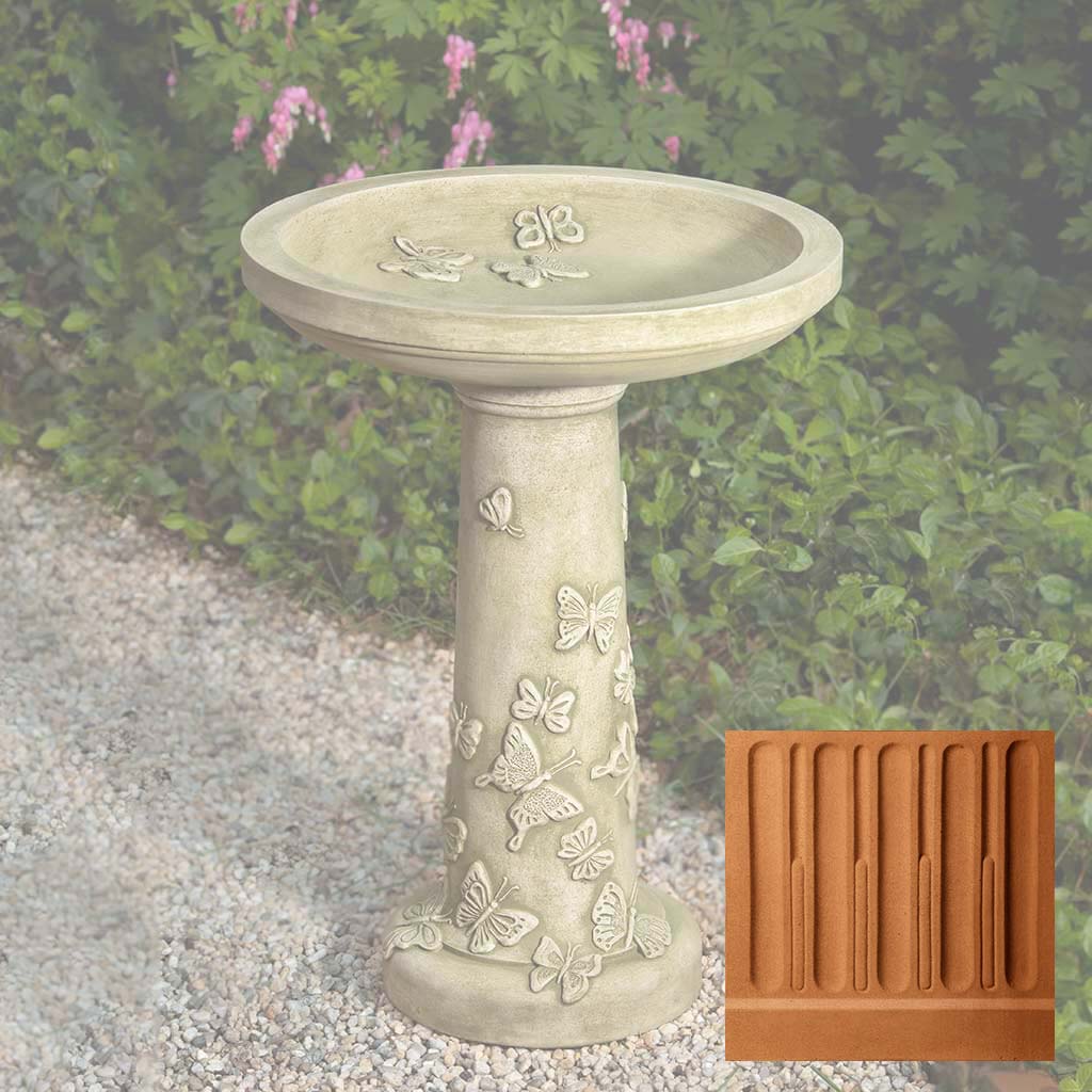 Campania Butterflies are Free Birdbath - B-145