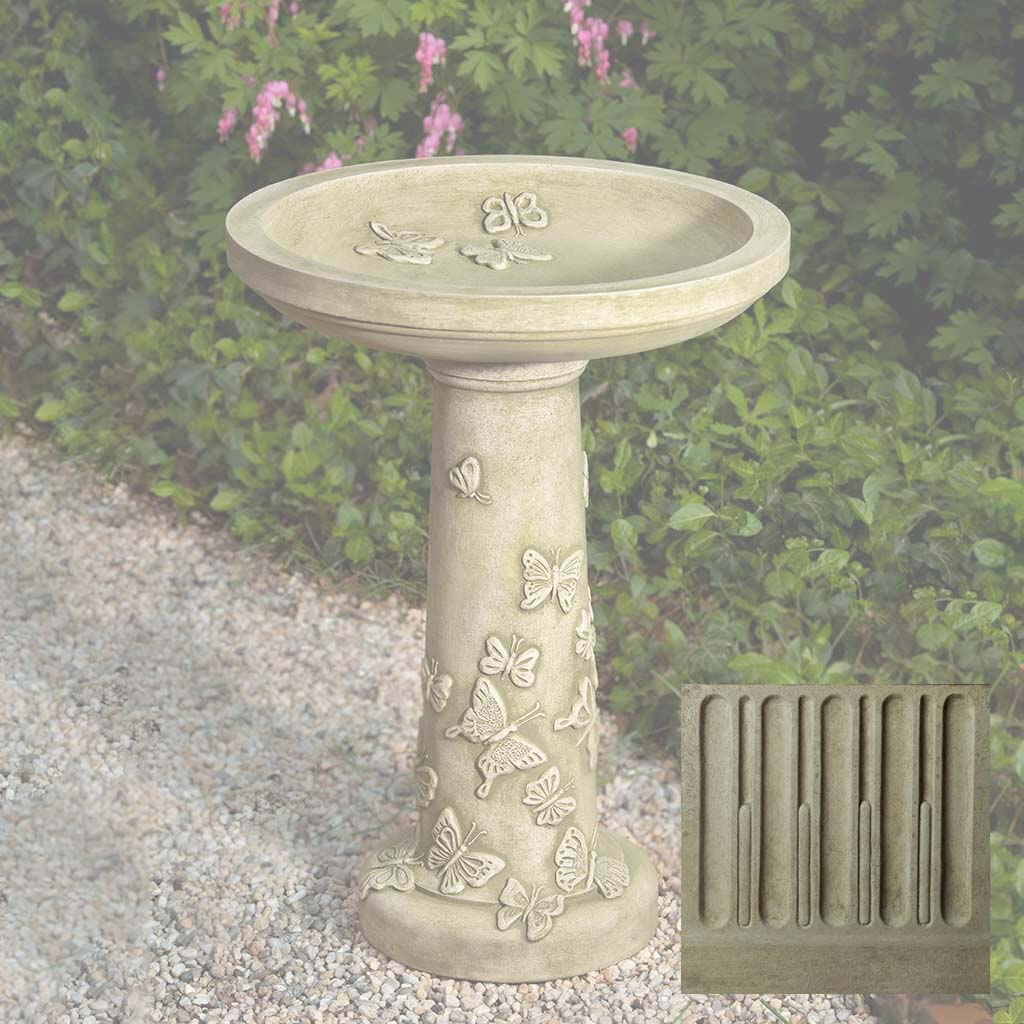 Campania Butterflies are Free Birdbath - B-145