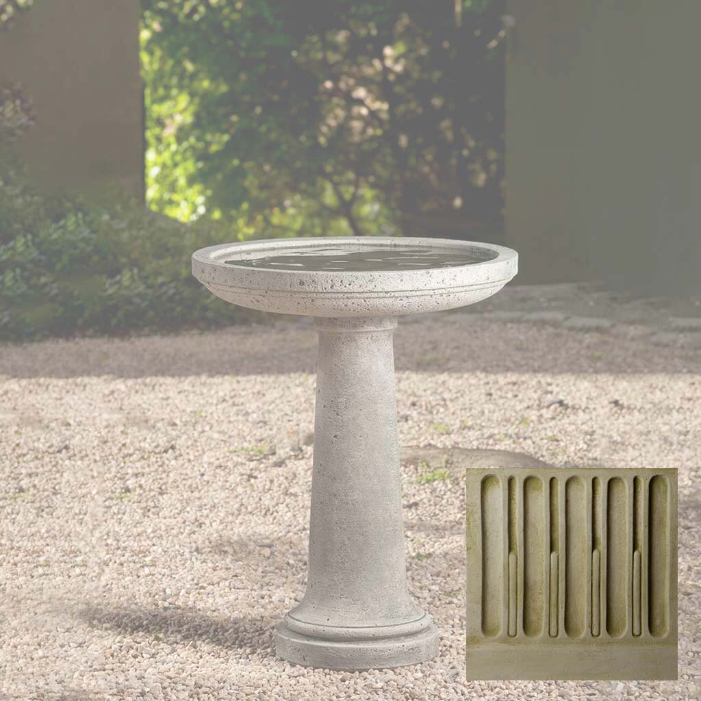 Campania Isleboro Birdbath - B-146