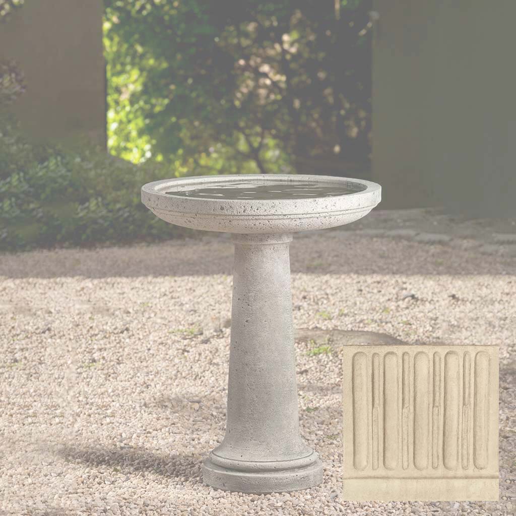 Campania Isleboro Birdbath - B-146