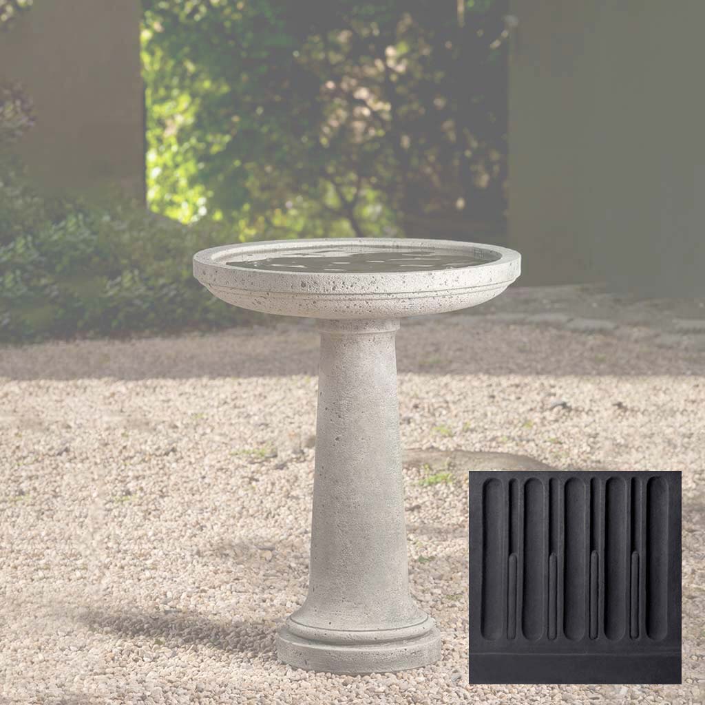 Campania Isleboro Birdbath - B-146