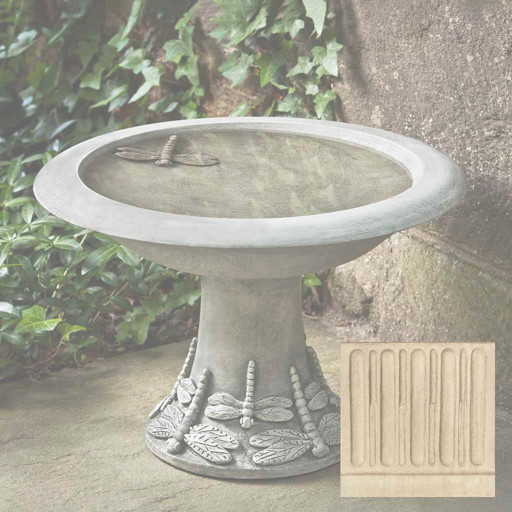Campania Dragonfly Birdbath, Small - B-149