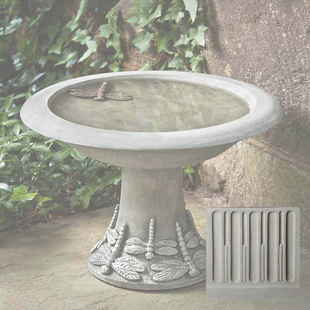 Campania Dragonfly Birdbath, Small - B-149