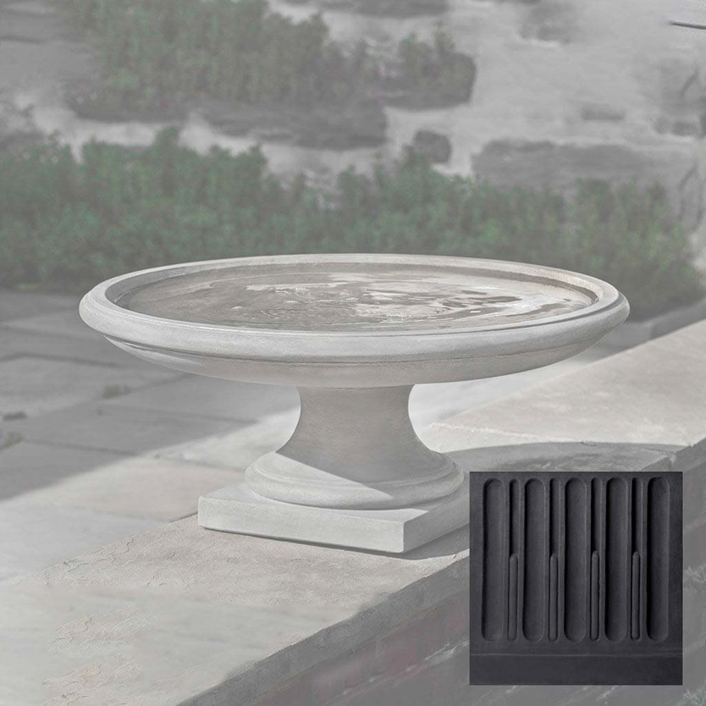 Campania Montebello Birdbath - B-175