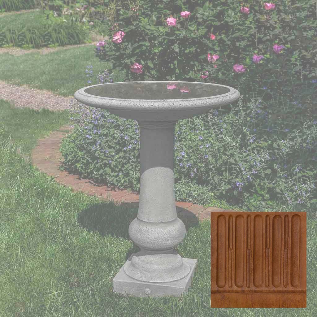 Campania Williamsburg Boxwood Garden Birdbath - B-176