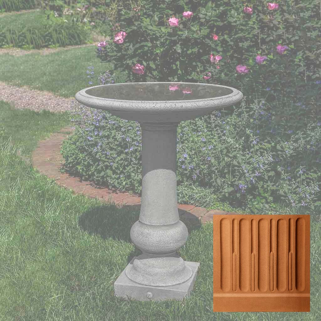 Campania Williamsburg Boxwood Garden Birdbath - B-176