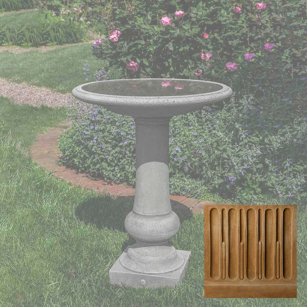 Campania Williamsburg Boxwood Garden Birdbath - B-176