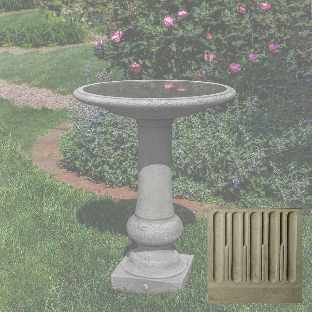 Campania Williamsburg Boxwood Garden Birdbath - B-176