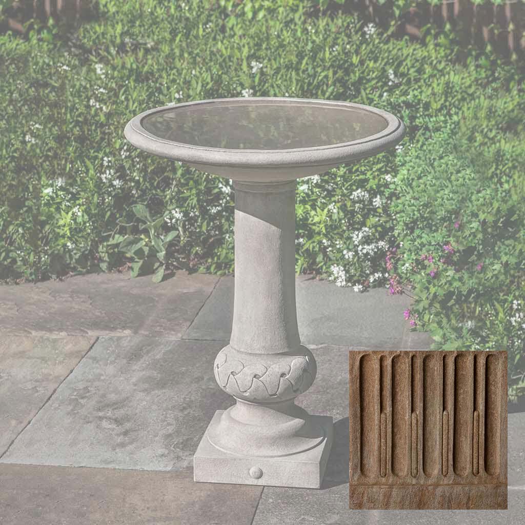 Campania Williamsburg Knot Garden Birdbath - B-179