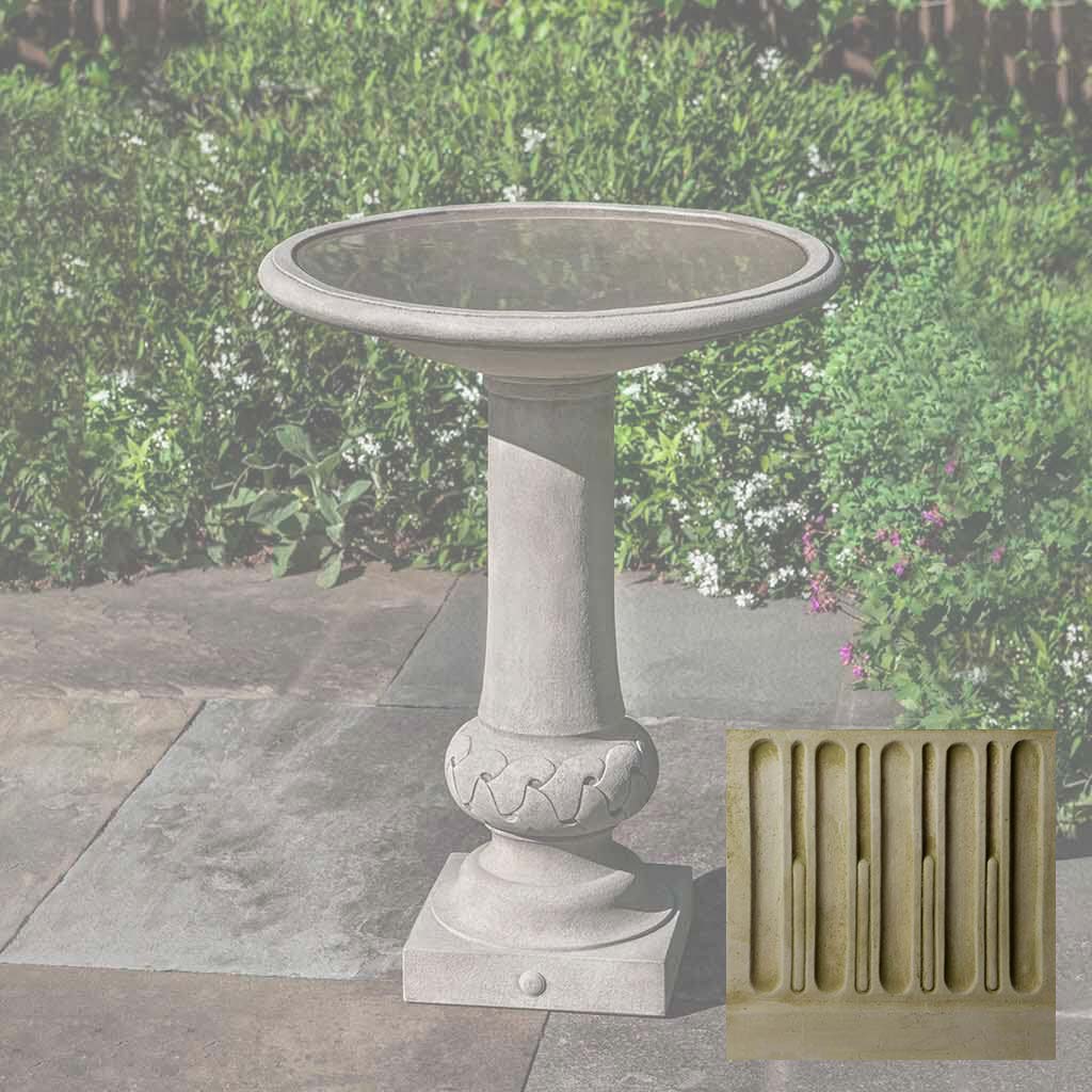 Campania Williamsburg Knot Garden Birdbath - B-179