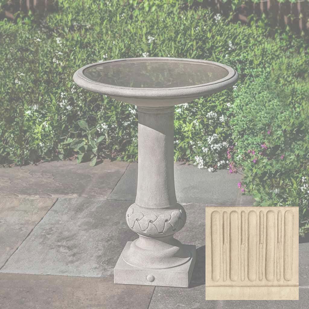 Campania Williamsburg Knot Garden Birdbath - B-179