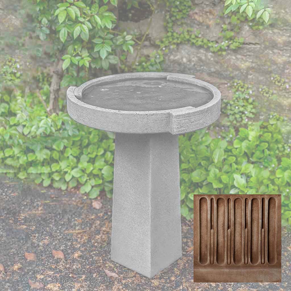 Campania Concept Birdbath, Small - B-186