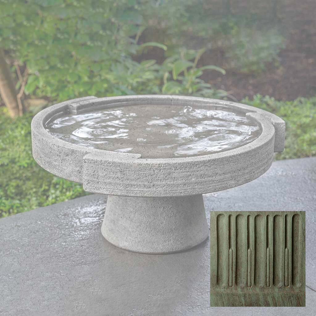 Campania Concept Birdbath, Low - B-187