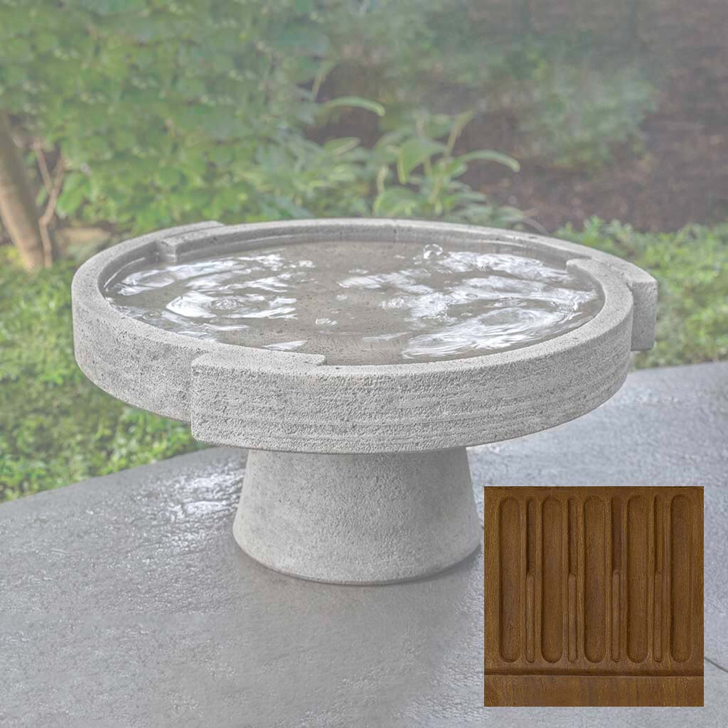 Campania Concept Birdbath, Low - B-187
