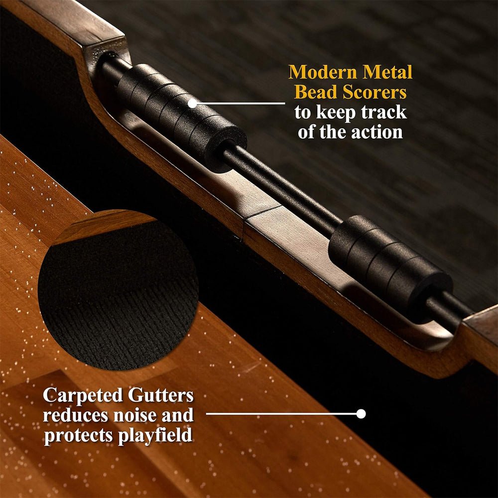 Barrington Urban Shuffleboard Table Collection With Pucks For Family Game Rooms (91753286)