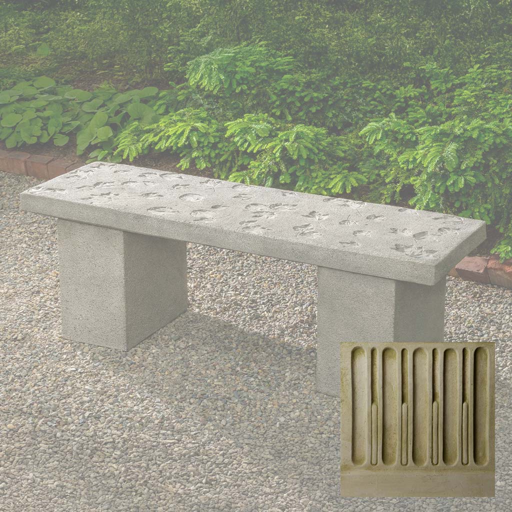 Campania Woodland Leaves Bench - BE-153