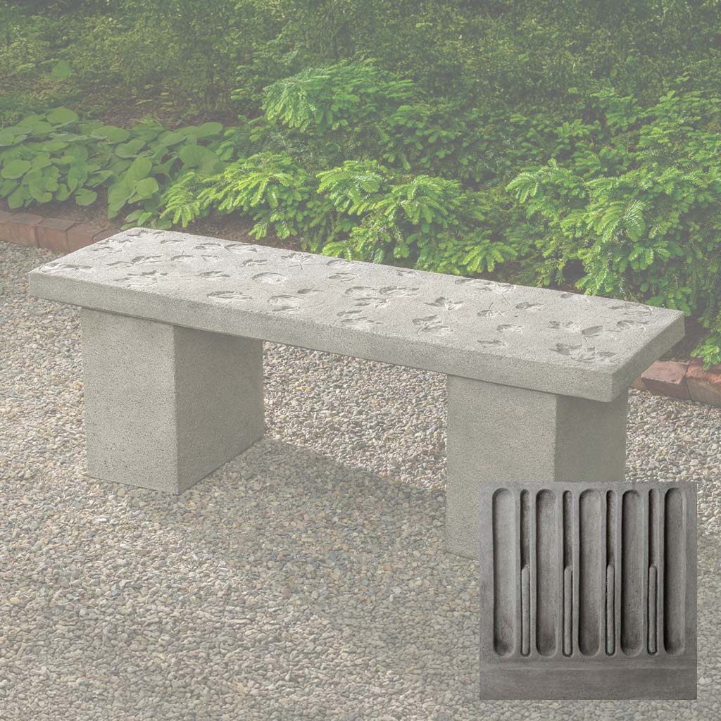 Campania Woodland Leaves Bench - BE-153