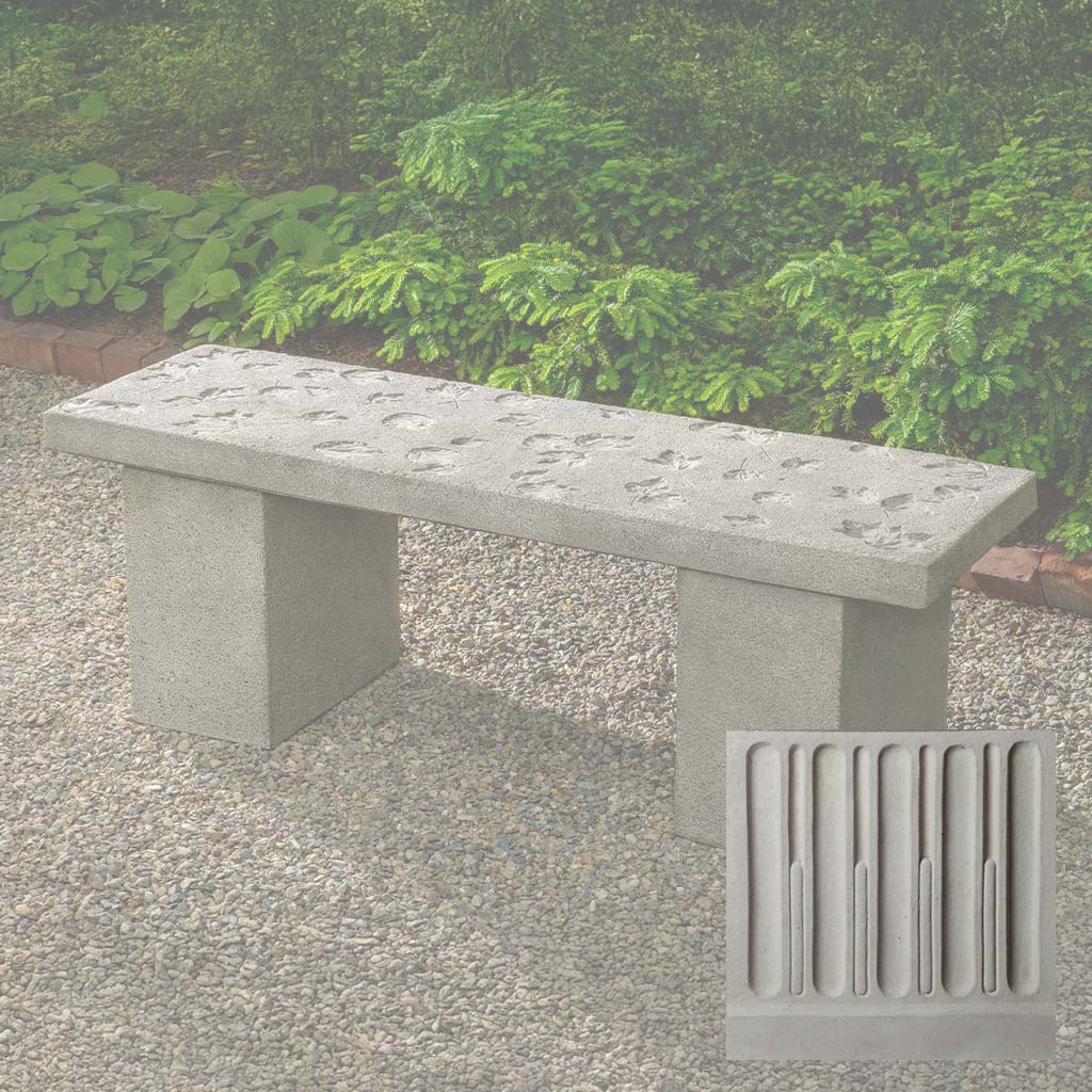 Campania Woodland Leaves Bench - BE-153