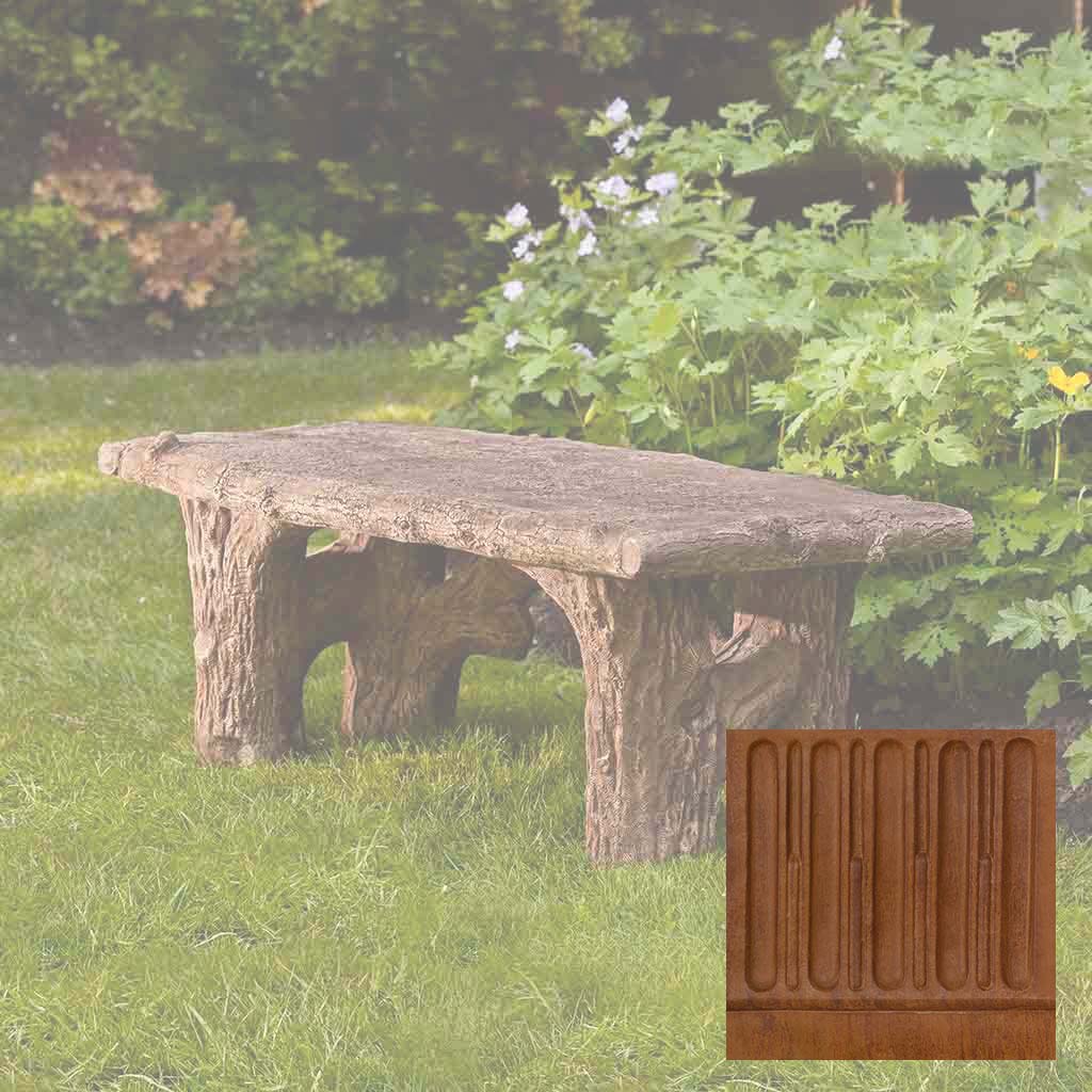 Campania Faux Bois Bench - BE-116