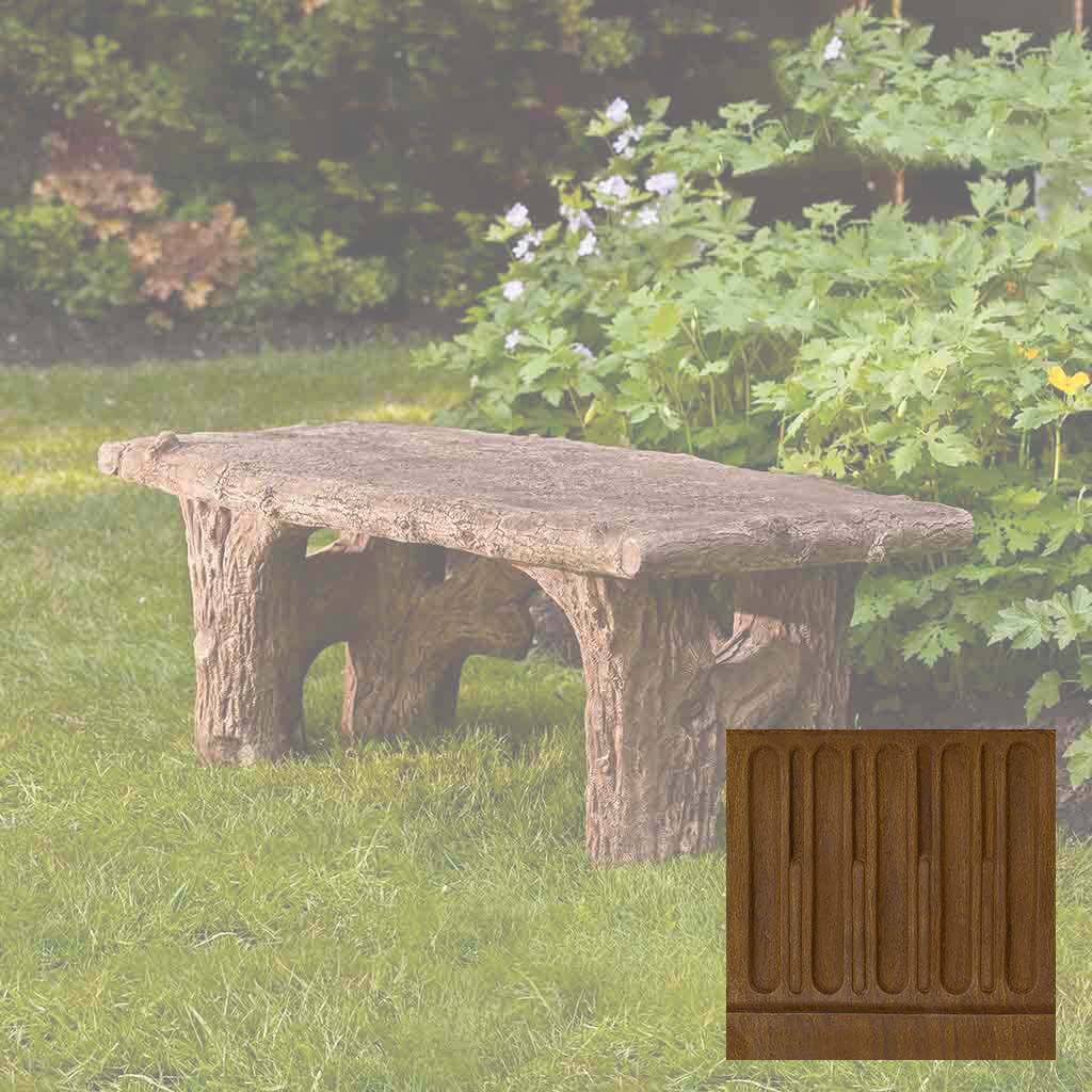Campania Faux Bois Bench - BE-116