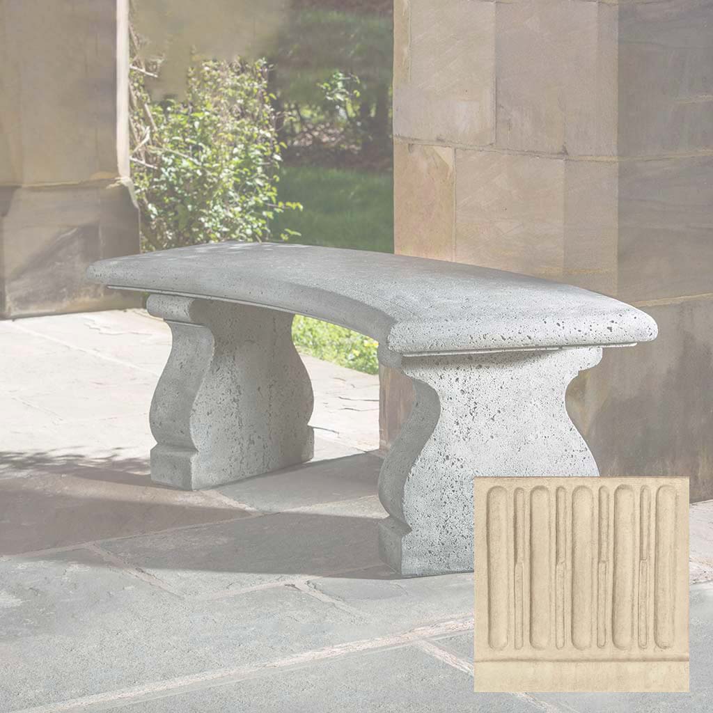 Campania Provencal Curved Bench - BE-123