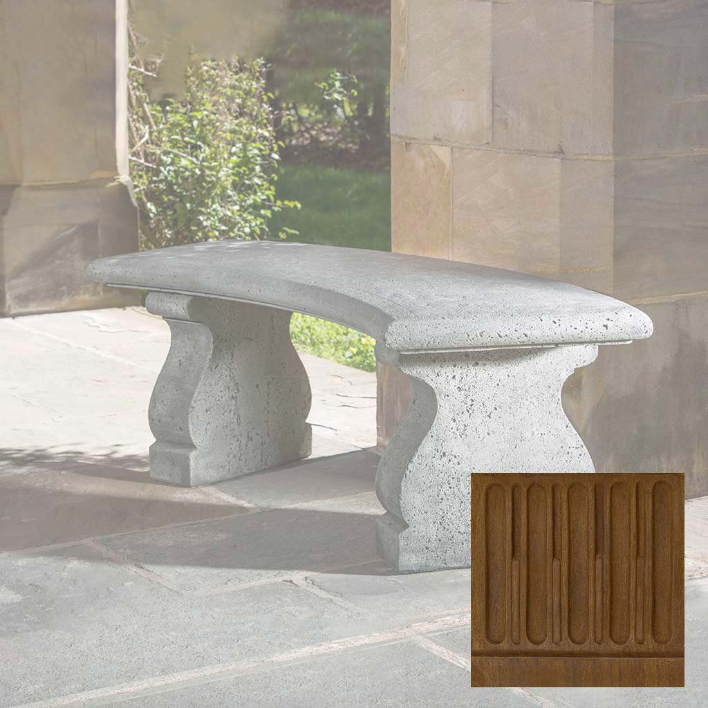 Campania Provencal Curved Bench - BE-123