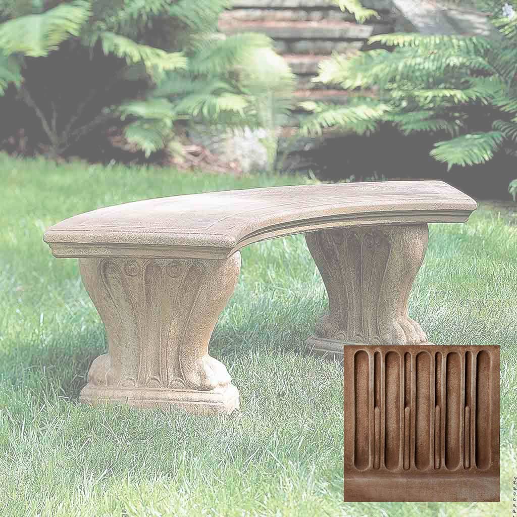 Campania Curved West Chester Bench - BE-20