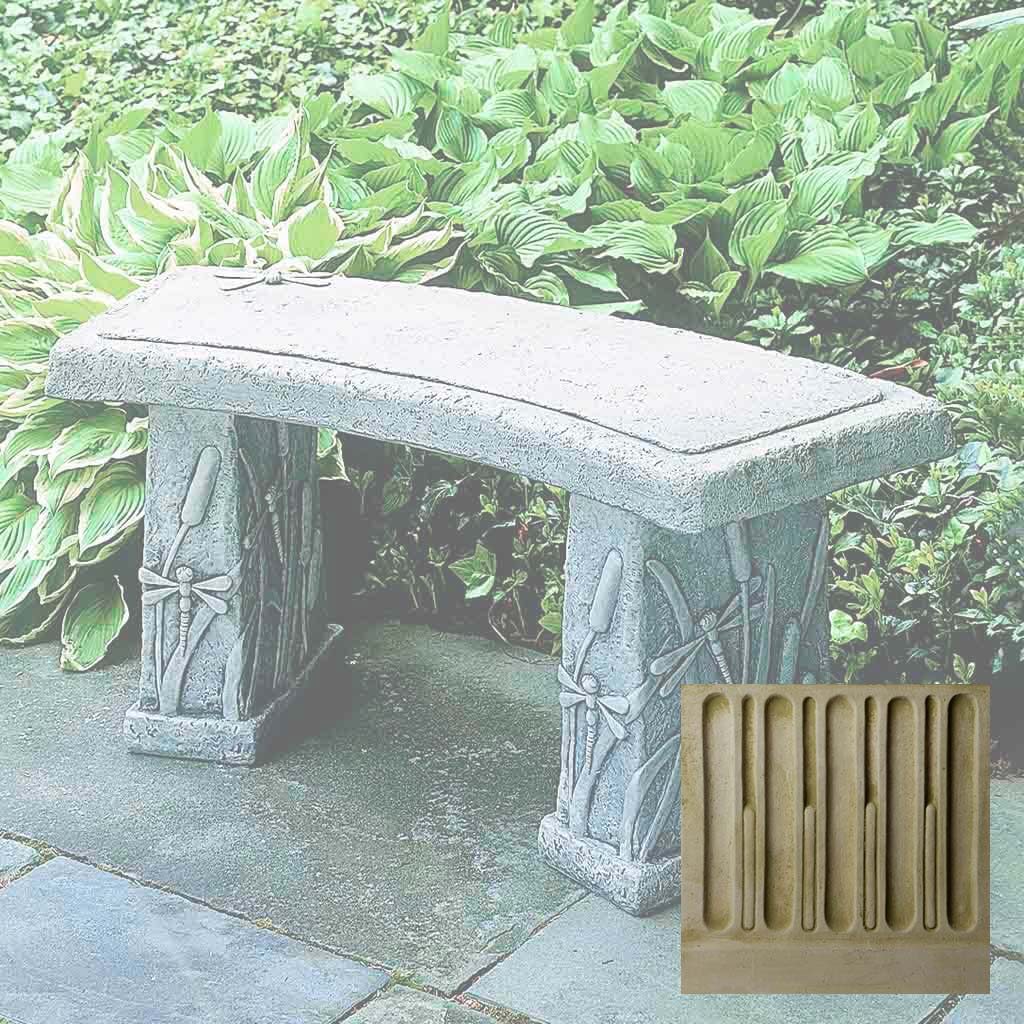 Campania Dragonfly Curved Bench - BE-24