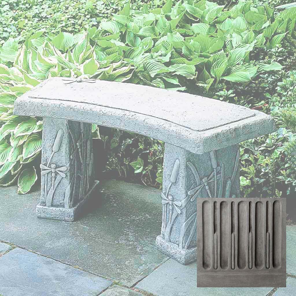 Campania Dragonfly Curved Bench - BE-24