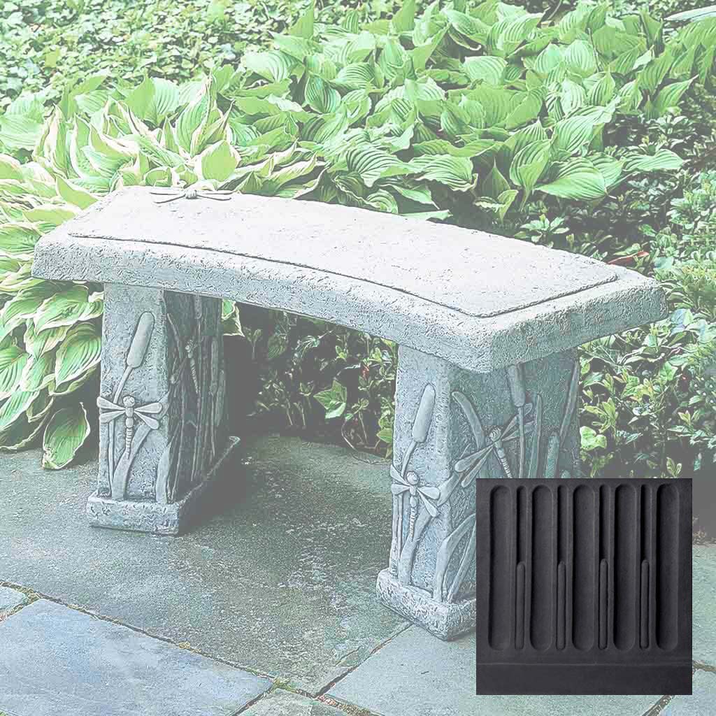 Campania Dragonfly Curved Bench - BE-24