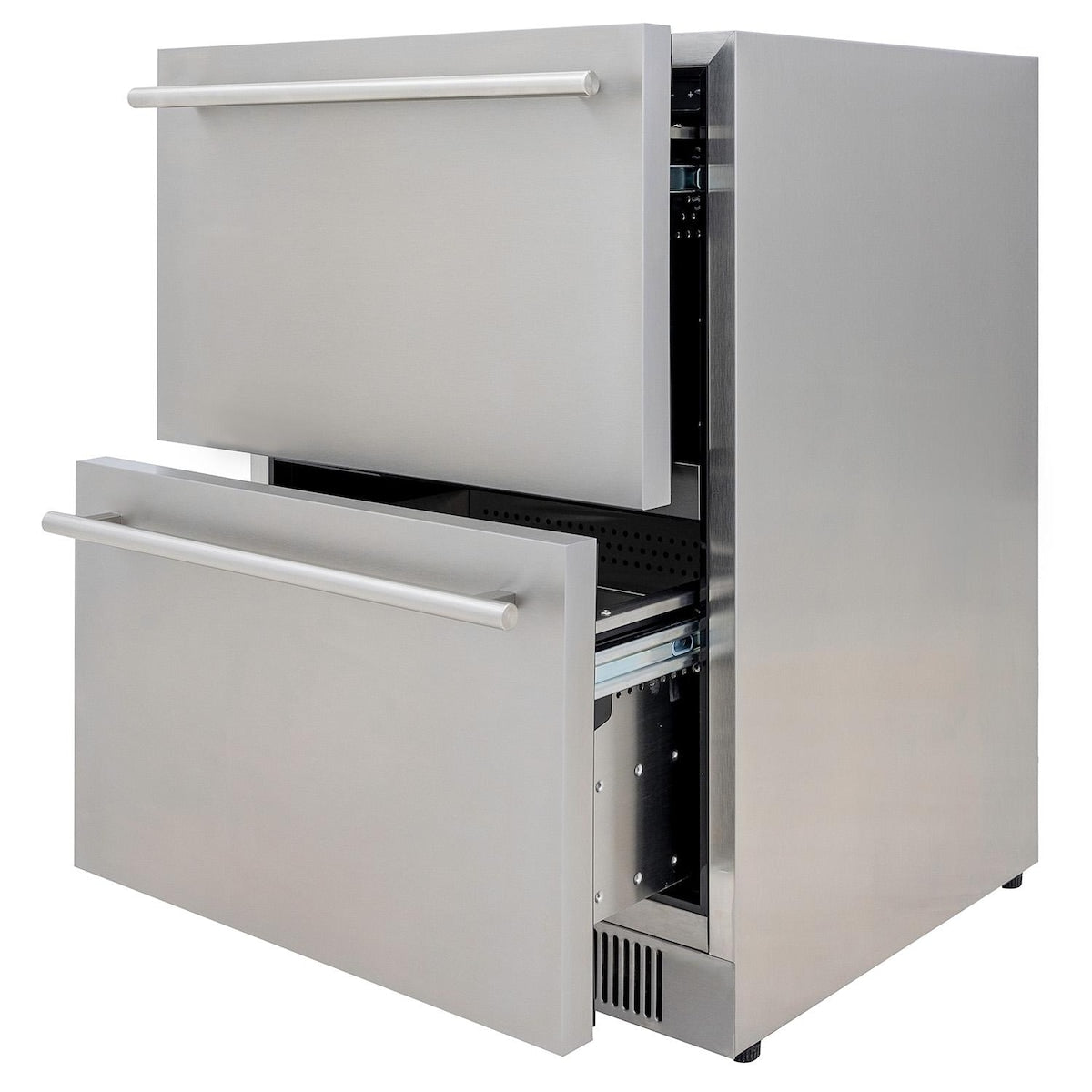 Blaze 23.5-In 5.1 Cu. Ft. Outdoor Rated Double Drawer Refrigerator - BLZ-SSRF-DBDR5.1