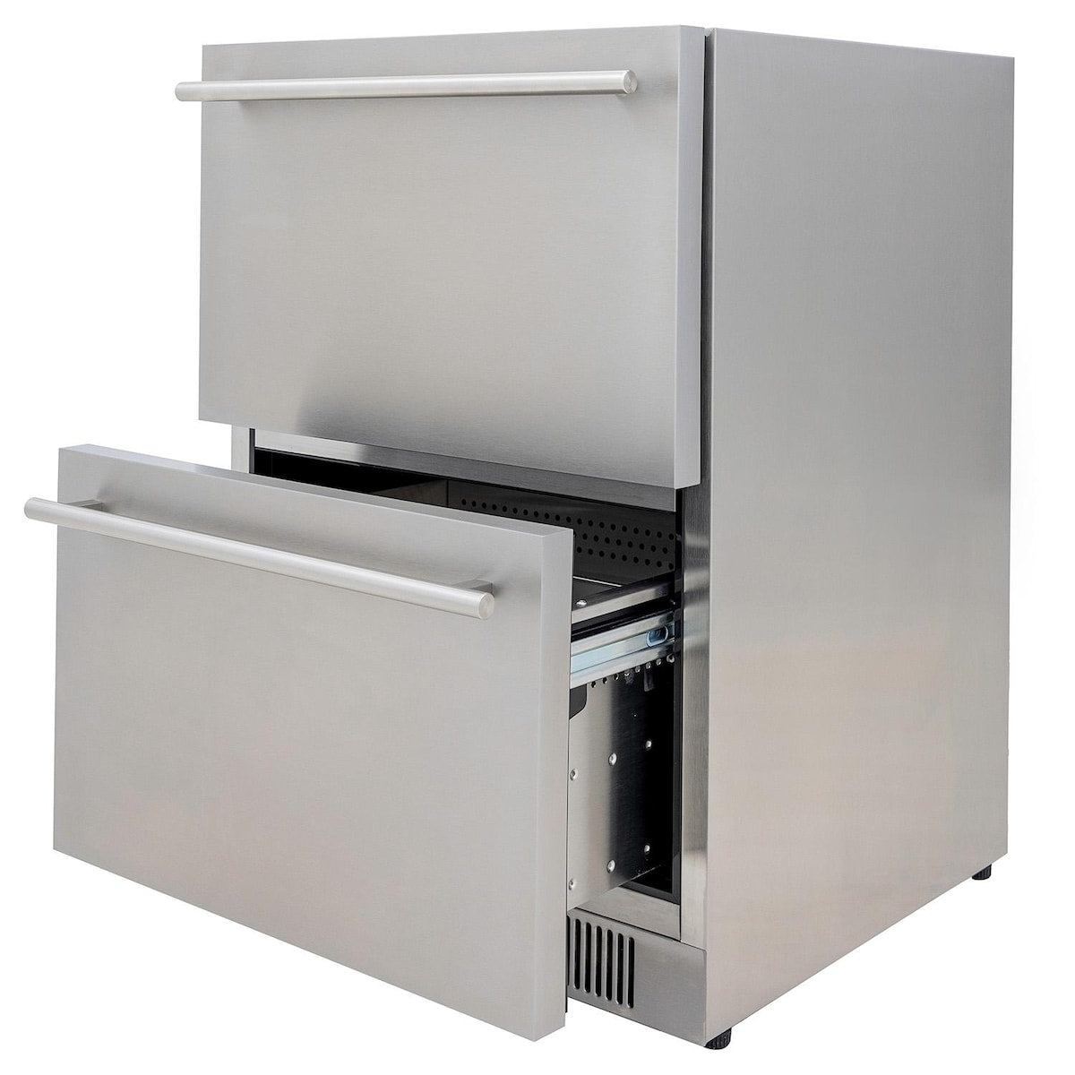 Blaze 23.5-In 5.1 Cu. Ft. Outdoor Rated Double Drawer Refrigerator - BLZ-SSRF-DBDR5.1