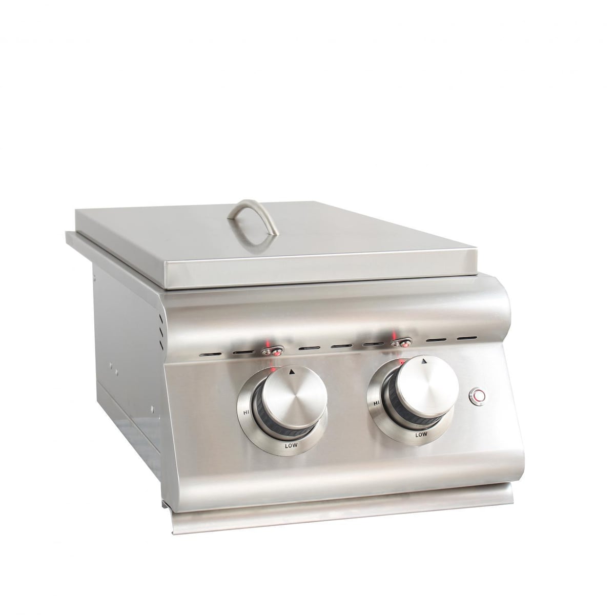 Blaze LTE Built-In Double Side Burner with Lights - BLZ-SB2LTE-LP/NG