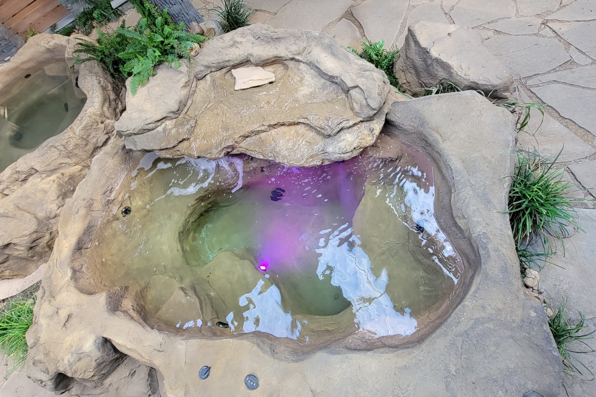 Natural Spas Simplicity Cenote Semi In Ground Hot Tub and Spa