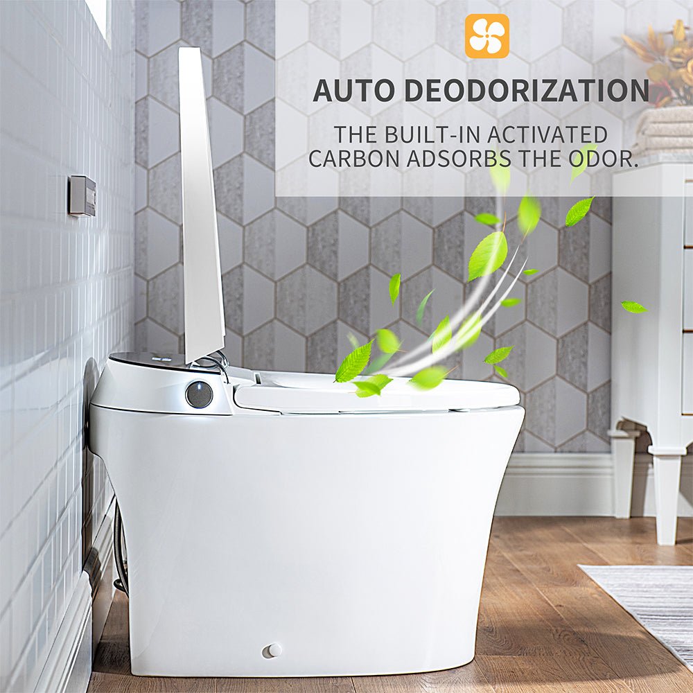 CNS Premium Smart Tankless Bidet Toilet W/ Auto Open & Close Lid (95371482)