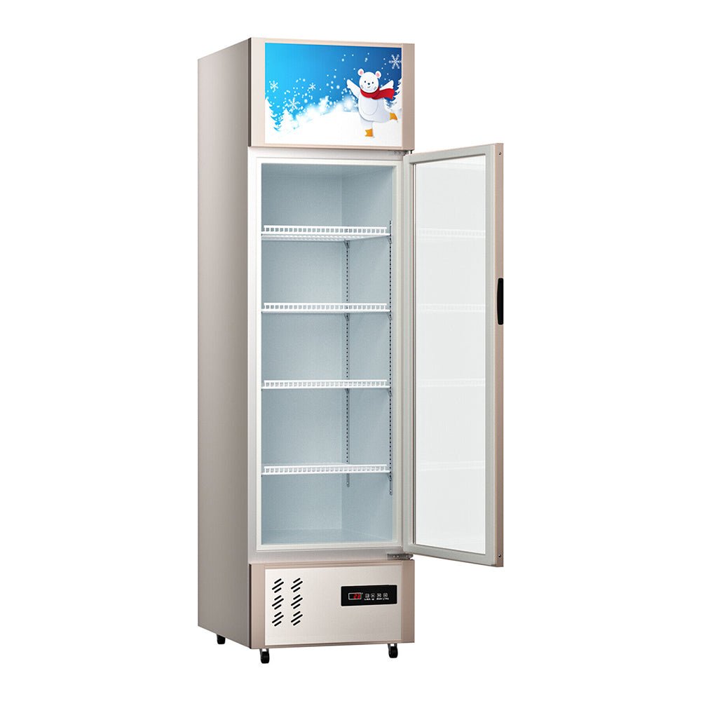 Commercial 11 Cu.Ft Merchandiser Refrigerator Beverage Cooler Fridge, 76.8'' (93625140)