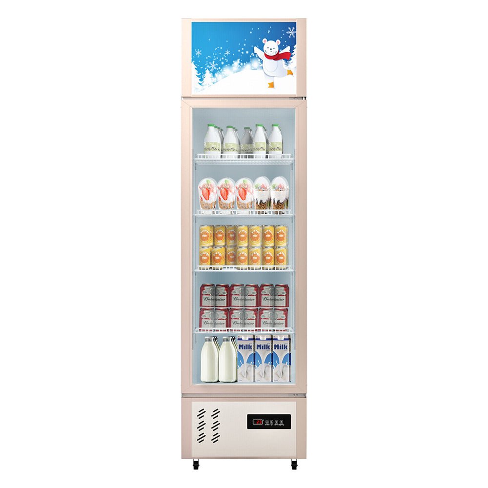 Commercial 11 Cu.Ft Merchandiser Refrigerator Beverage Cooler Fridge, 76.8'' (93625140)